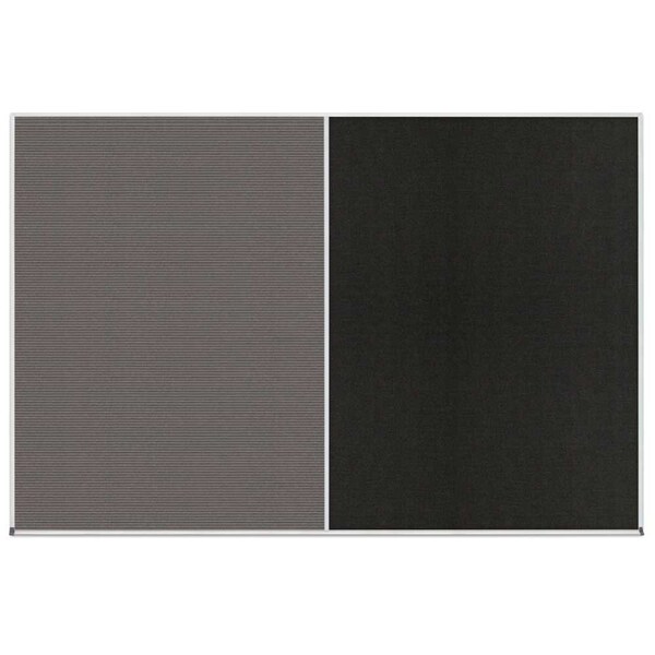 Enclosed Corkboard, 1 Door, 24"x36", 4" Fra